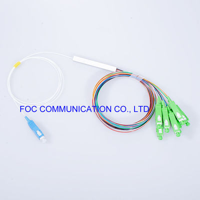 PDL соединителя SC APC Splitter LSZH 1x8 PLC волокна сетей телекоммуникаций низкий