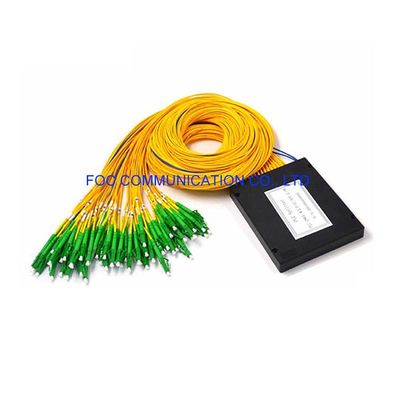 Splitter LC APC 1650nm FTTC PLC волокна ABS 2×64 для пассивных оптически сетей