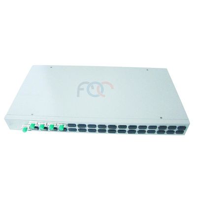 Splitter G.657A 1260nm оптического волокна PVC 1×4 LSZH с соединителями ST SC LC FC