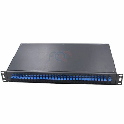 вносимая потеря 1×32 коробки Splitter PLC держателя шкафа 1U холодная стальная низкая