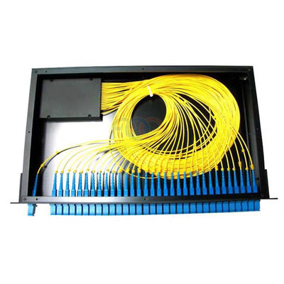 вносимая потеря 1×32 коробки Splitter PLC держателя шкафа 1U холодная стальная низкая