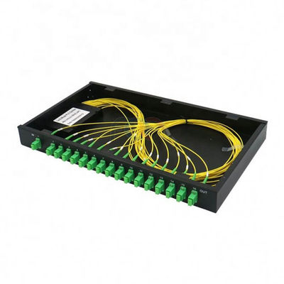 Низкий Splitter 1 RU 19&quot; PLC держателя шкафа PDL 1260nm 1x16 SC APC