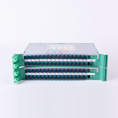 Splitter 1650nm 19&quot; PLC волокна паллета FTTH SC UPC держателя шкафа 1x64